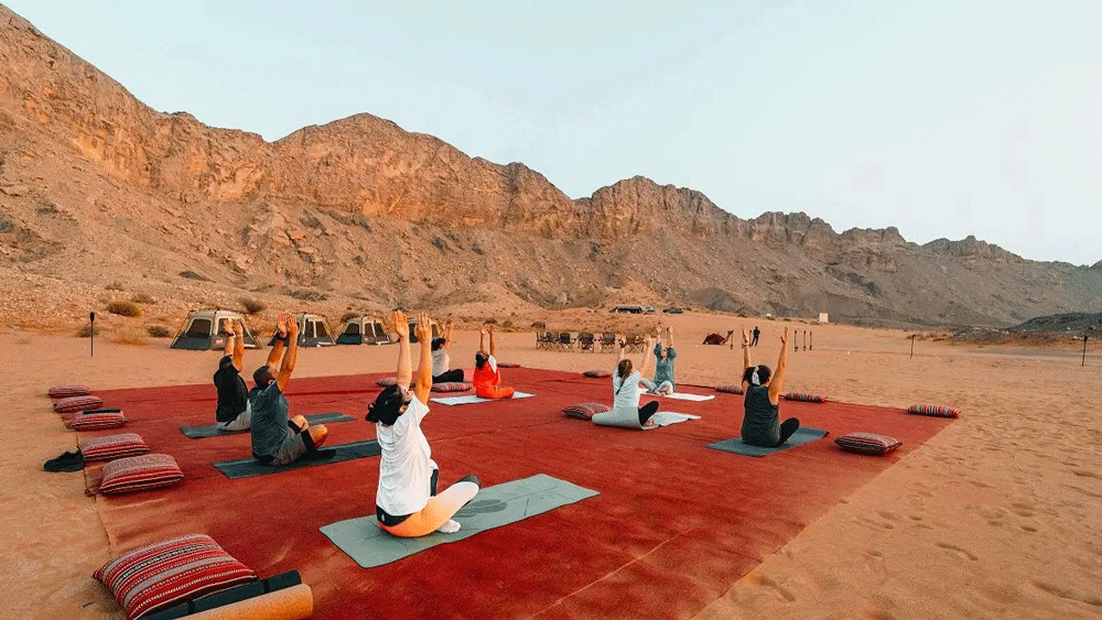 Yoga Activity in Merzouga Desert: Meditation, Energy & Insperation